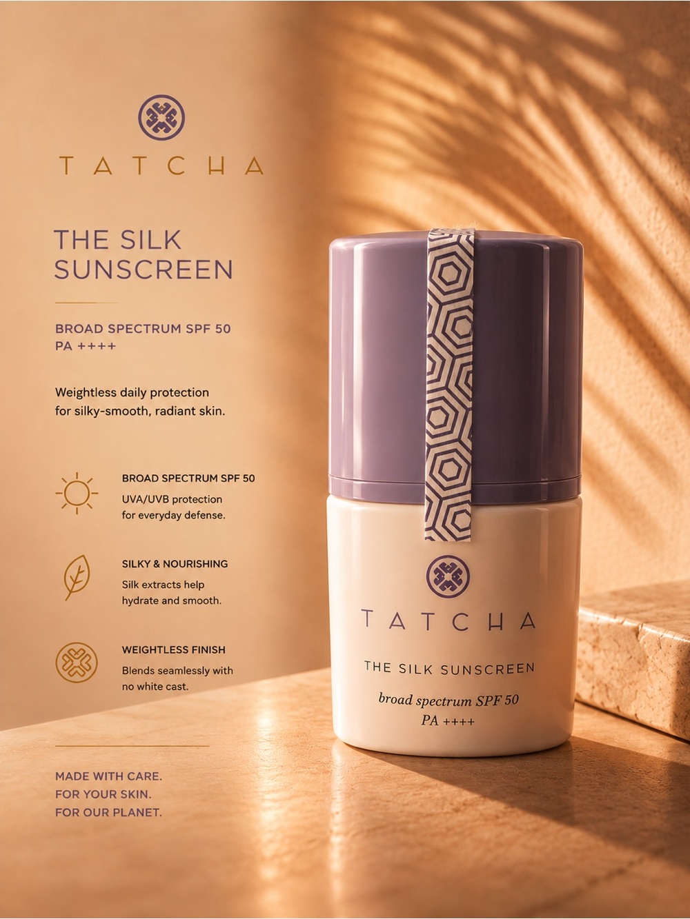 Tatcha Silk Sunscreen SPF 50 30ml Travel Size EXP: 10/2027